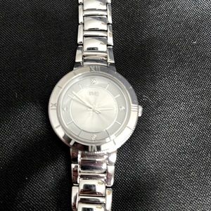 DMQ CZ stainless steel watch with Roman numerals